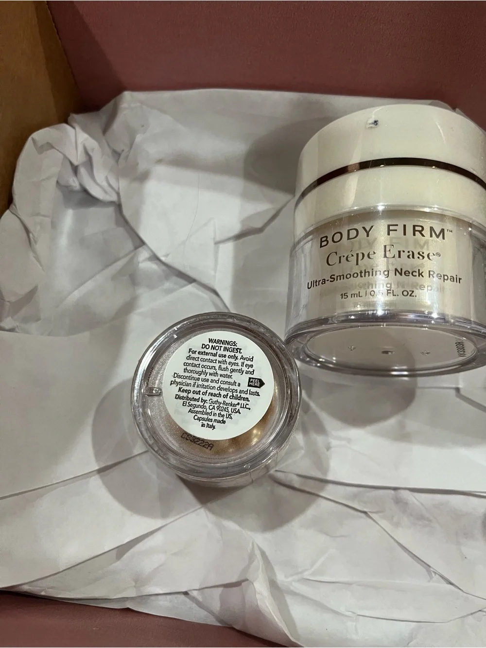 BodyFirm Crème Erase Skincare Set - Pink Packaging